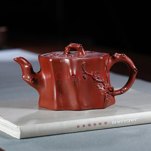 收藏品 梅桩 原矿大红袍 做工精美 极易泡养 全手工制作 研究员高级