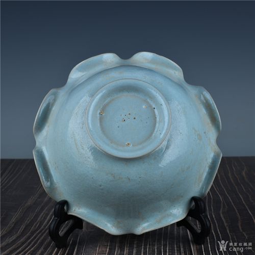 工艺品 瓷器 宋清凉寺汝窑玛瑙釉荷叶碗古董古玩古瓷器文玩艺术收藏品